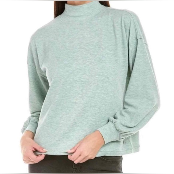 Johnny Was Tops - Calme by Johnny Was Puff Sleeve Cozy Sweatshirt - NWT